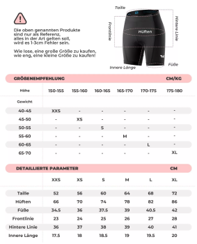 Preview: ROCKBROS | TVI Damen Radhose – Gepolsterte Radshorts für Rennrad, Komfortable Fahrradhose
